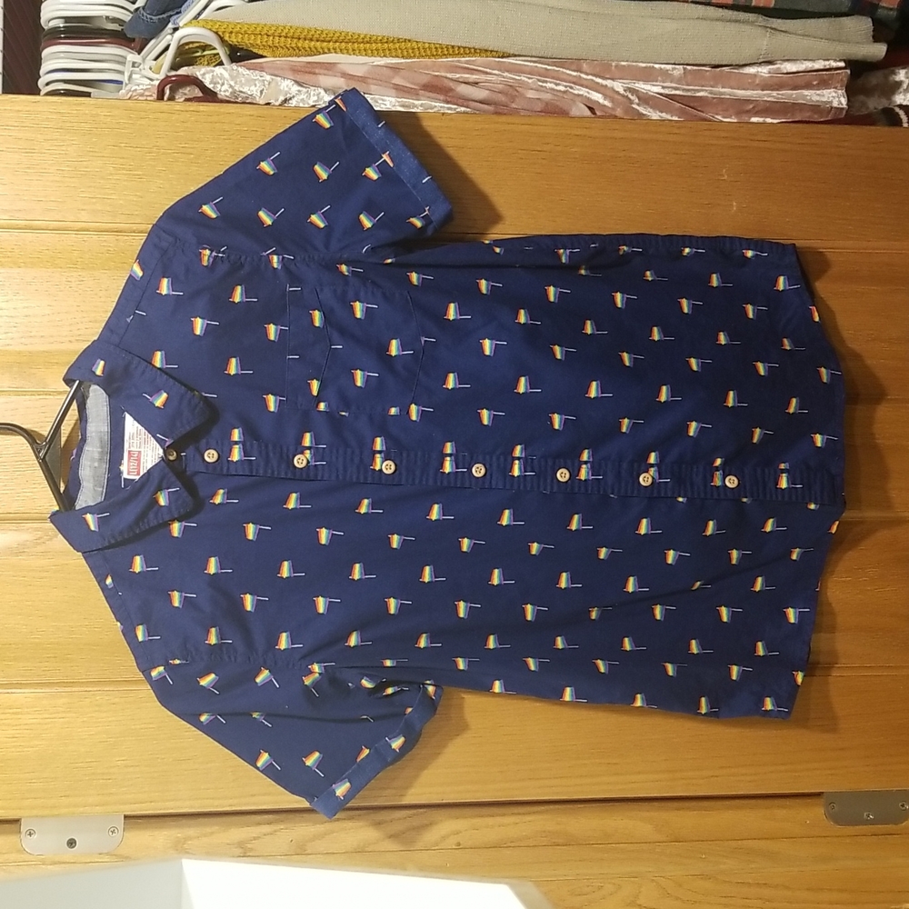 Pride Button Up Tee